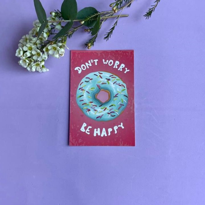 Открытка к букету "Не волнуйся..." в Грозные