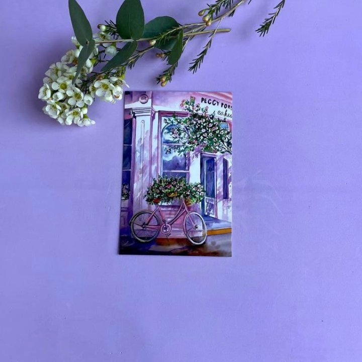 Открытка к букету "Розовый" в Грозные