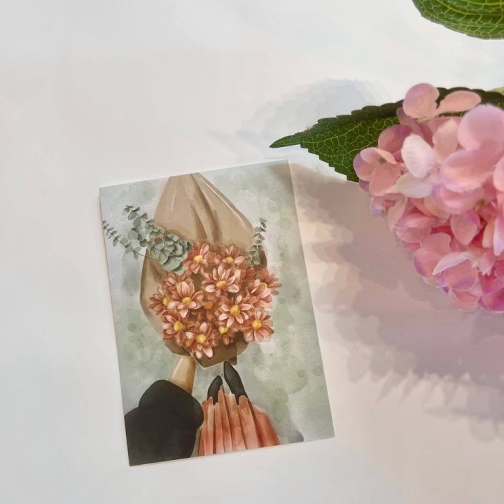 Открытка к букету "Букет" в Грозные