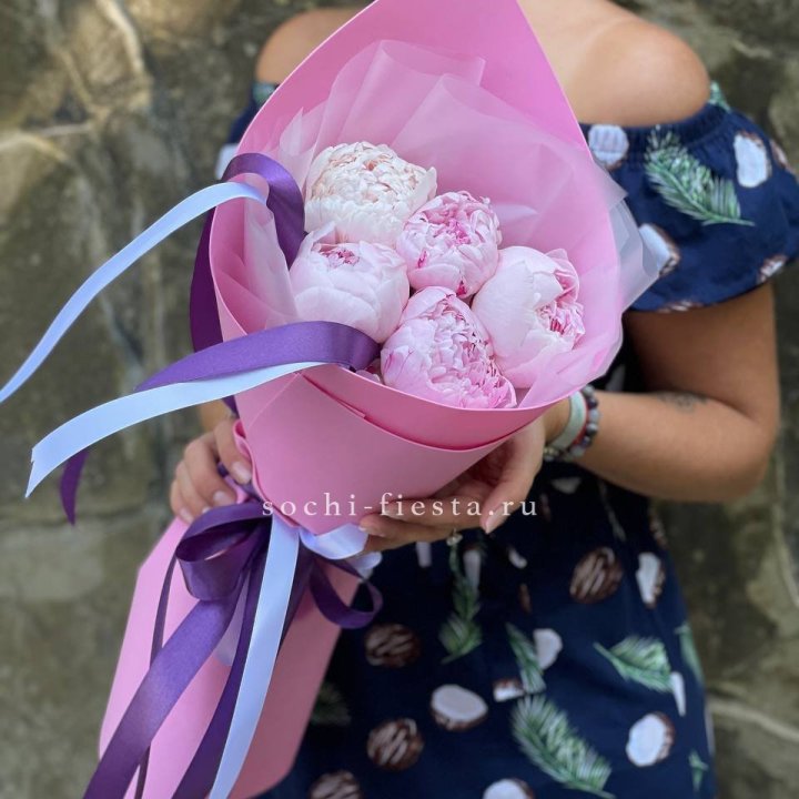Букет пионов "НАЙ" в Грозные