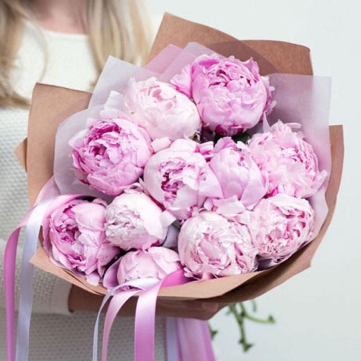 11 нежных пионов в Грозные
