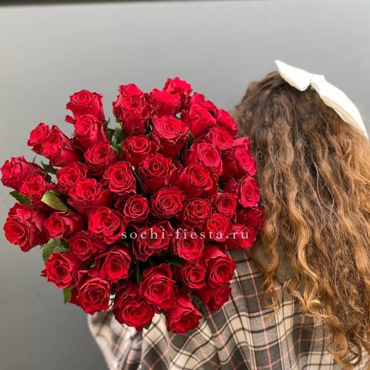 51 красная роза в Грозные