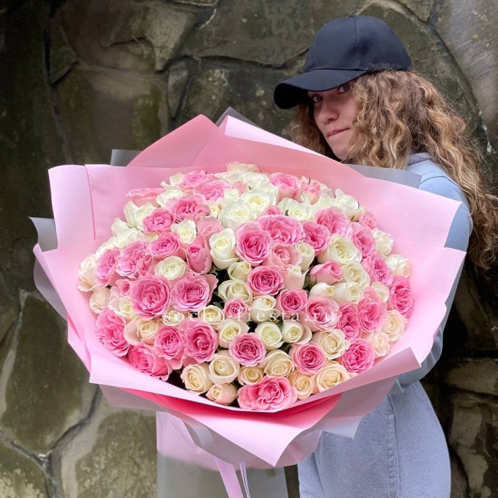 101 роза Миксбери в Грозные