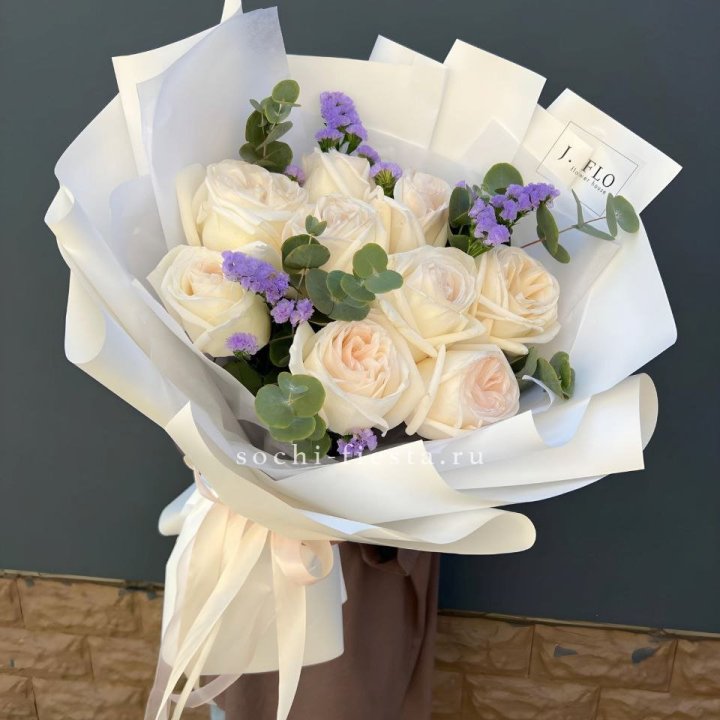 Букет из роз Вайт охара в Грозные