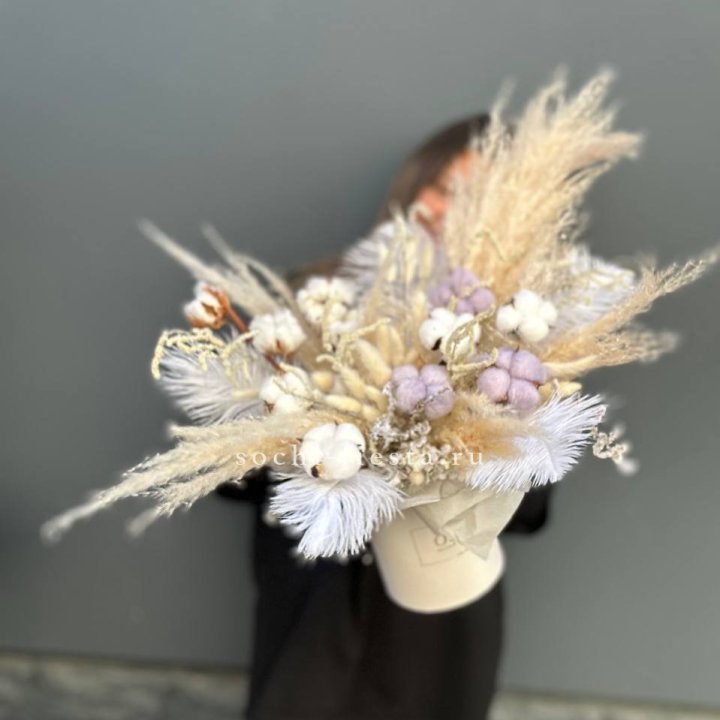 Авторский бокс с сухоцветами №3 в Грозные