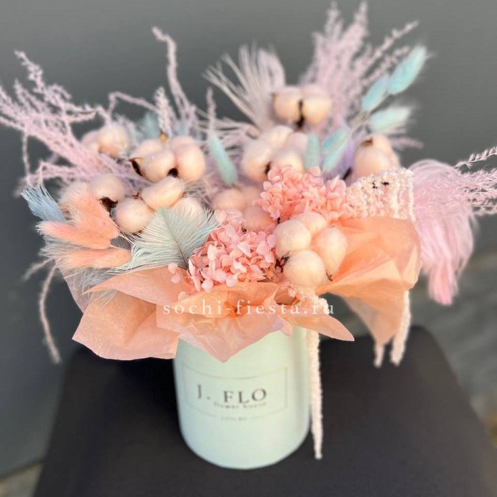 Авторский бокс с сухоцветами №3 в Грозные