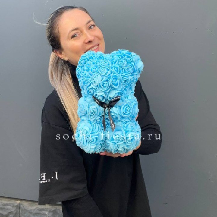 Игрушка медведь голубая в Грозные