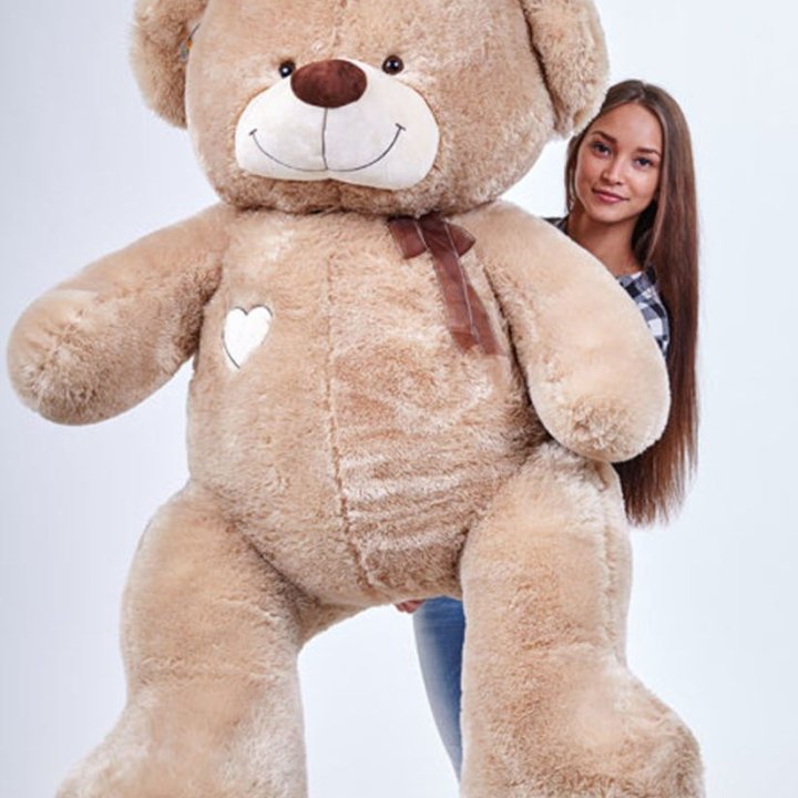 Бурый плюшевый мишка большой в Грозные