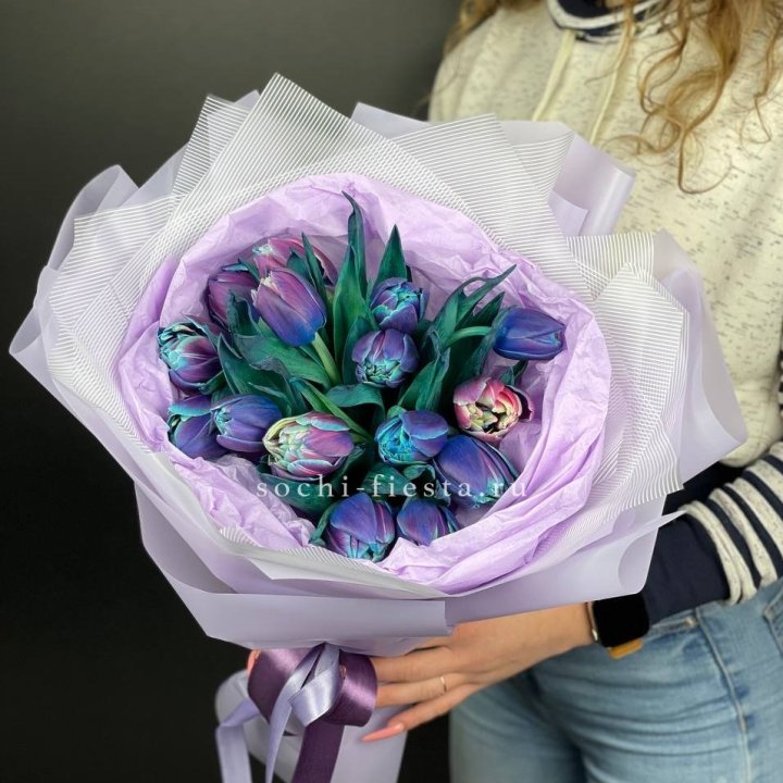 Букет тюльпанов "Пандора" в Грозные