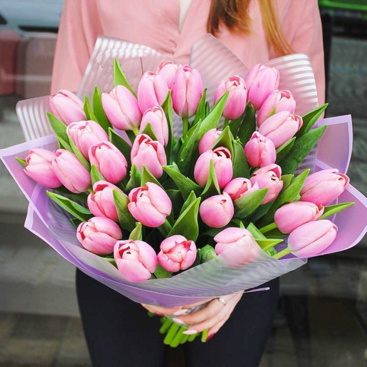 25 тюльпанов "Айс крем" в Грозные