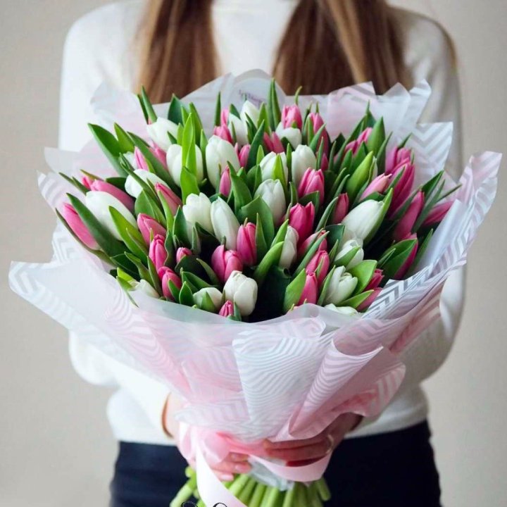 Букет тюльпанов "Лолита" в Грозные