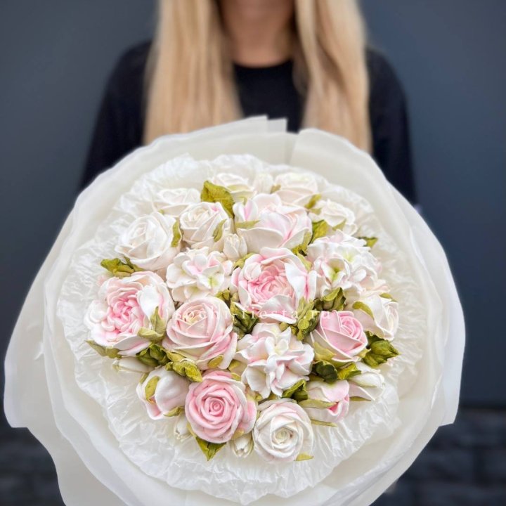 Сладкий букет из ЗЕФИРА нежный в Грозные